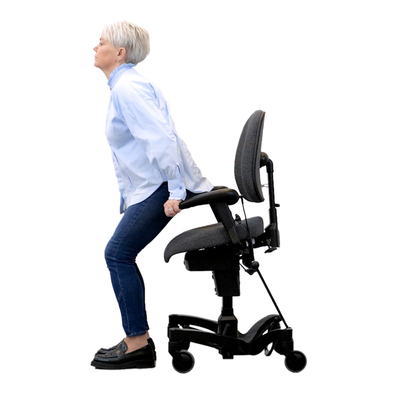 Stuhl mit elektrischer Aufstehhilfe hilft Ihnen das Aufstehen wieder neu zu lernen
